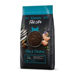 Fitmin - פיטמין מזון לחתולים בוגרים דגים ועוף 1.8 ק"ג