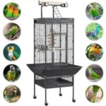 כלוב לתוכים גדולים ובינוניים דגם A10 עם משטח משחקים