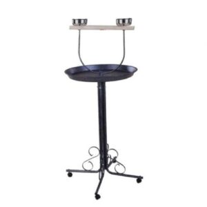 מעמד משחקים לתוכים דגם E10 נייד עם מגש וקעריות נירוסטה